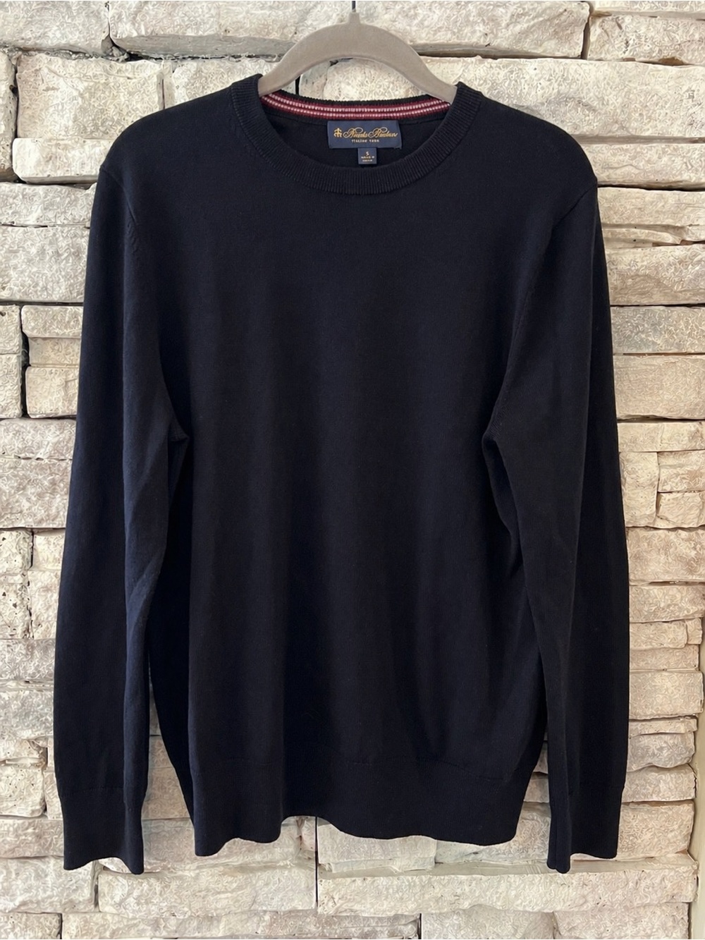 Brooks Brothers Navy Crewneck Sweater